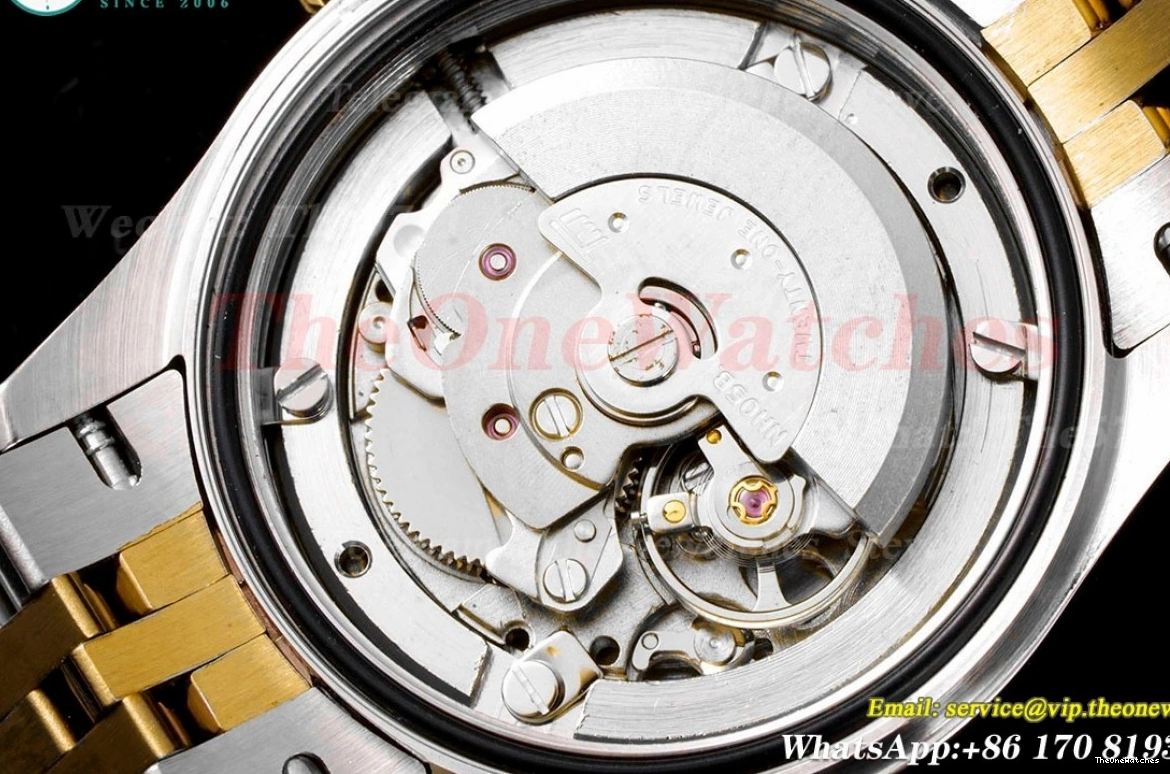 White SS TWS NH05 Dia Datejust 28mm Ladies Dial YG 0415